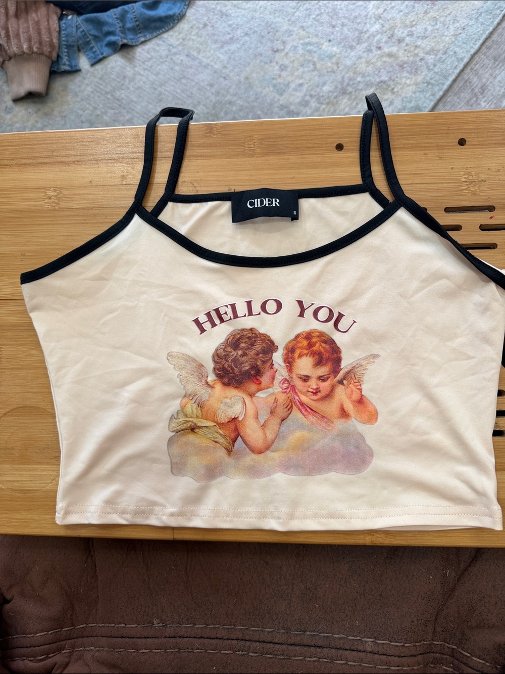 Cider Cherub Tank Top suze small - Picture 2 of 4